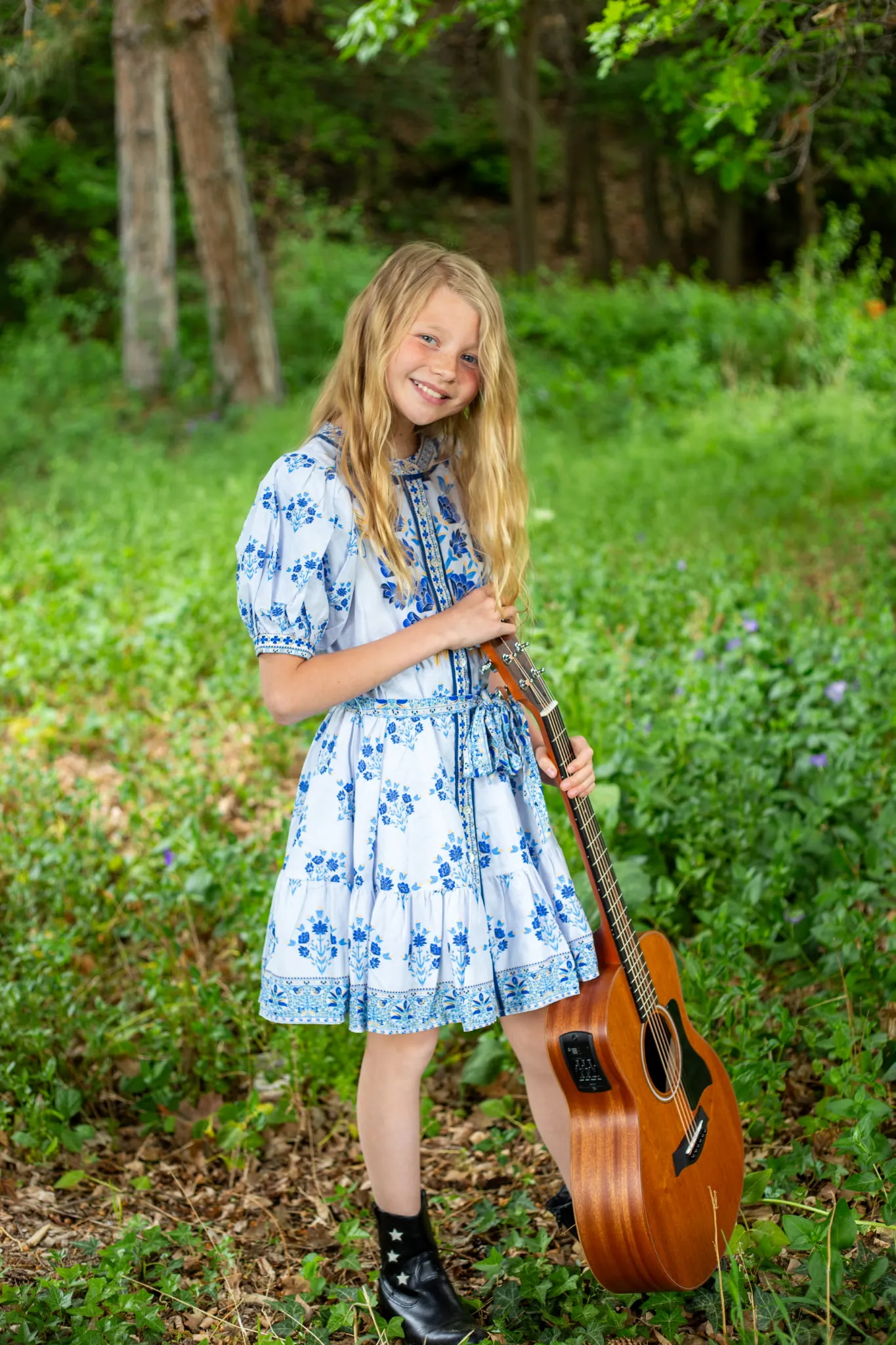 London Lowry with guitar
